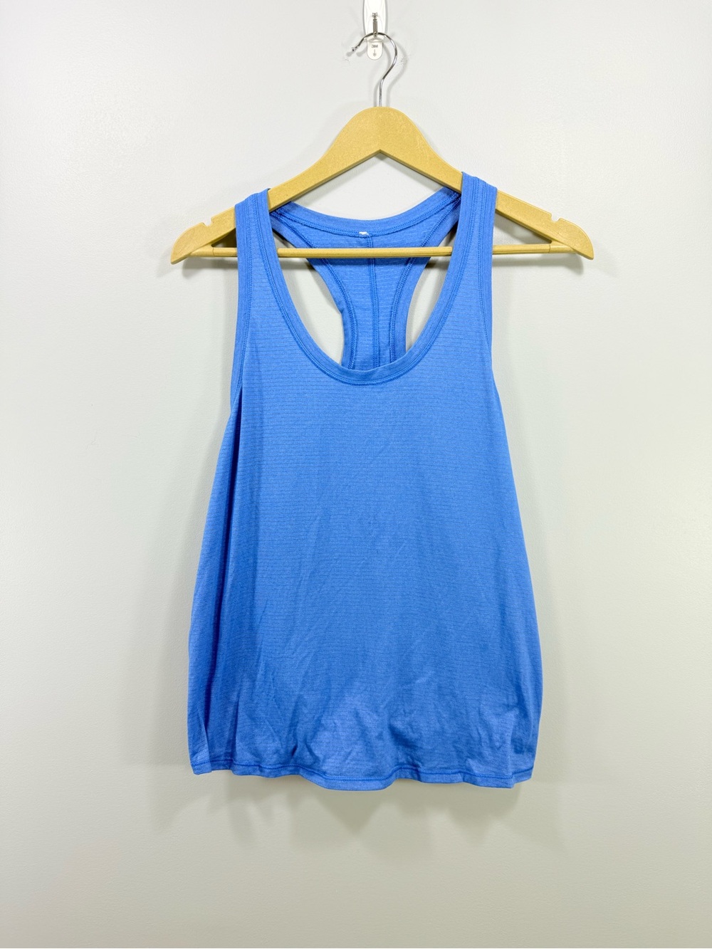 Lululemon Blue Racerback Tie Back Tank Top